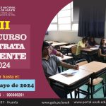 TERCER CONCURSO PÚBLICO PARA CONTRATA DOCENTE 2024