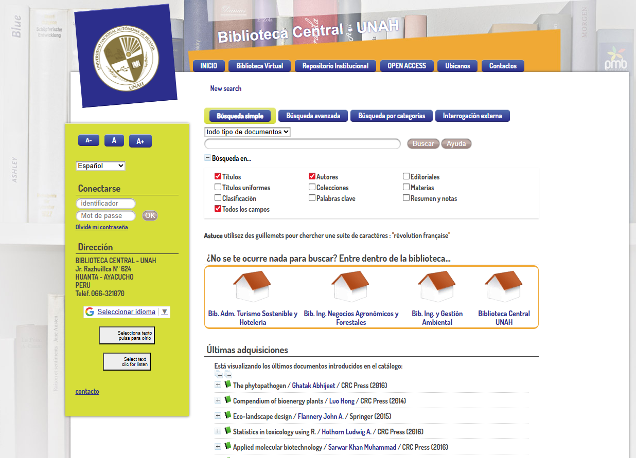 Estudiante utilizando una laptop para acceder a recursos virtuales de la biblioteca