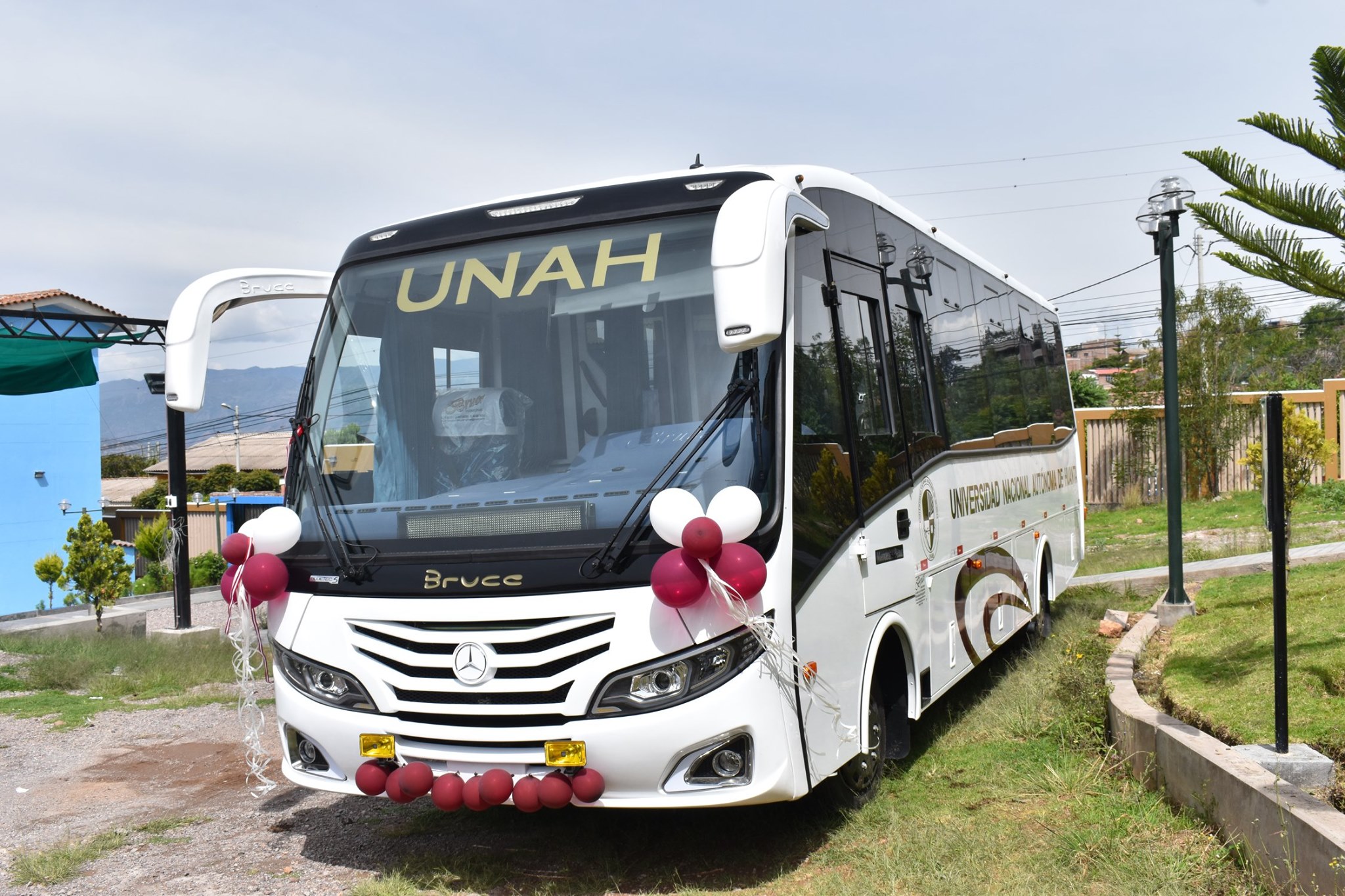 Autobús universitario moderno